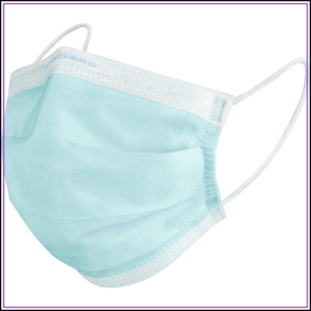 Disposable Mask Blue - Disposable Procedure Mask with Soft Earloops,