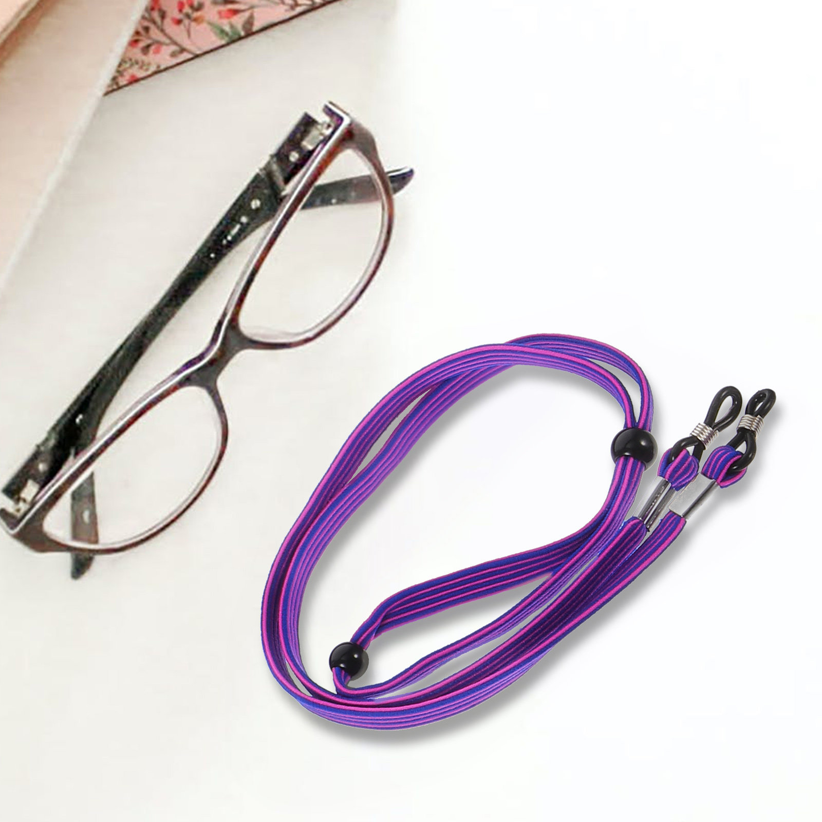 Mask Lanyard Adjustable - 4Pcs Sports Glasses Chains Elastic Anti-Slip