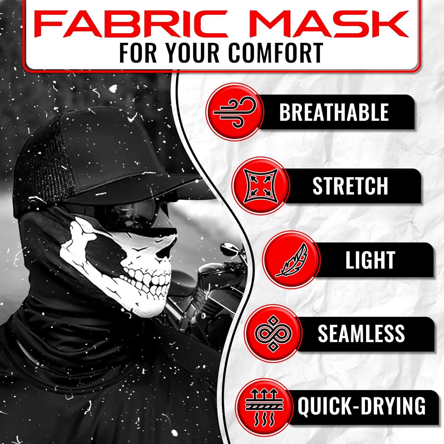Skeleton Mask Christmas Skull  - Respirator Half Face avis et prix