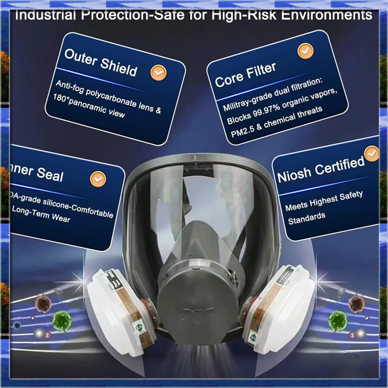 LJL Reusable Full Face Respira - Dust Mask Construction avis et prix