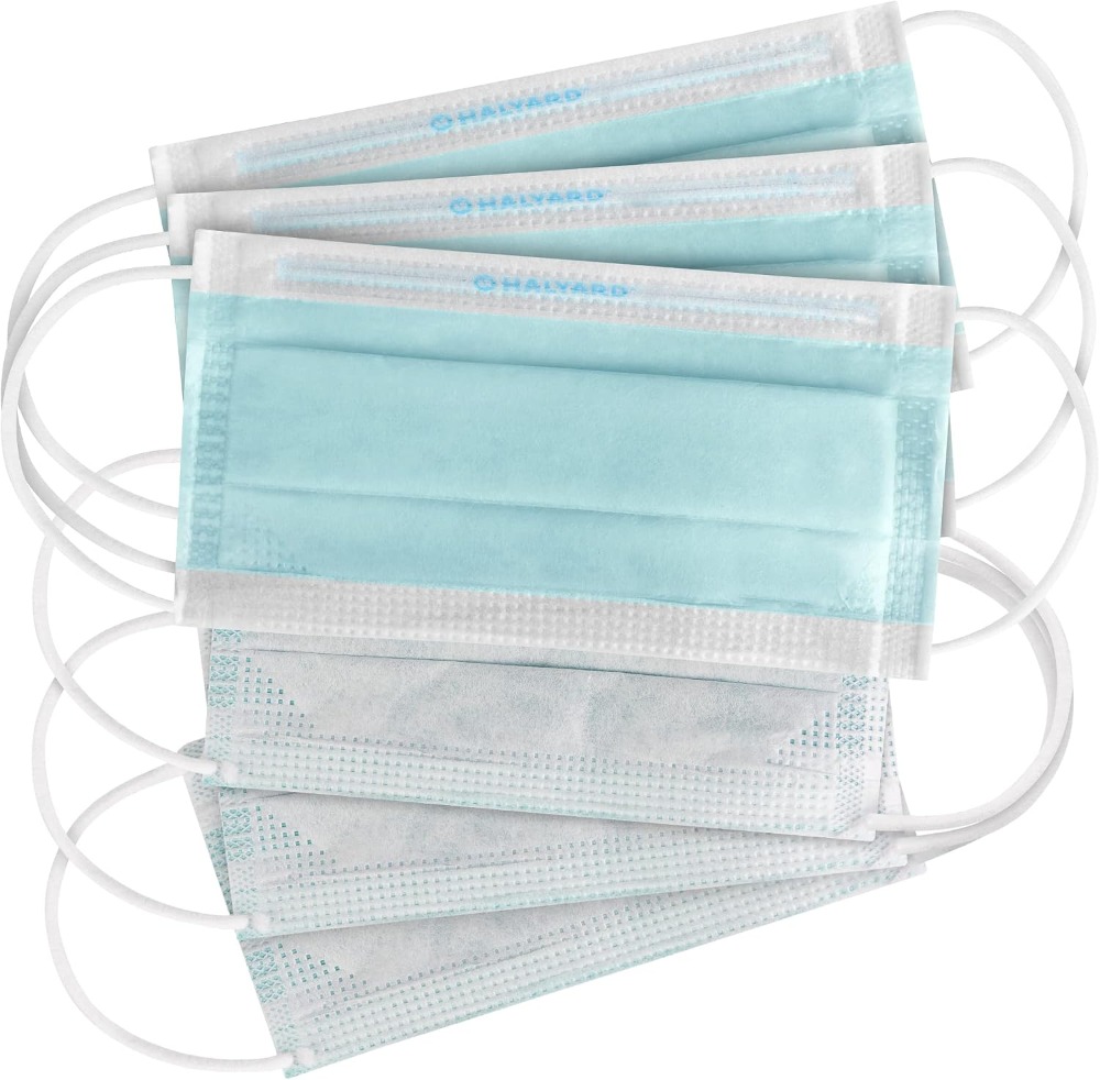Disposable Procedure Mask with - Disposable Mask Blue avis et prix