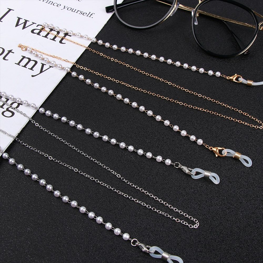 Fashion Flower Beads Eyeglass  - Mask Chain Holder avis et prix