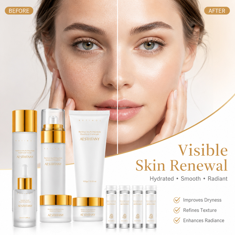 7PCS Retinol Multi-Peptide Ski - Face Mask Storage Box avis et prix