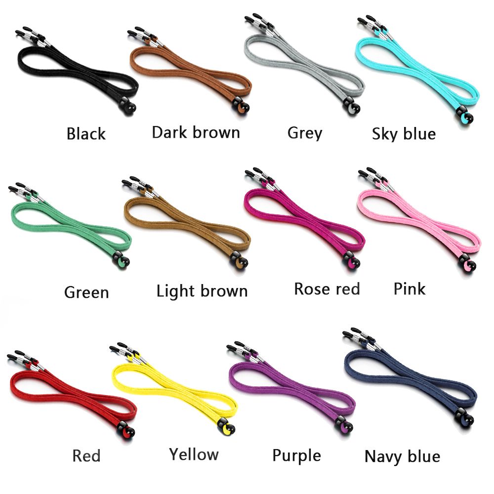 Adjustable Non-slip Leather Fa - Mask Lanyard Adjustable avis et prix