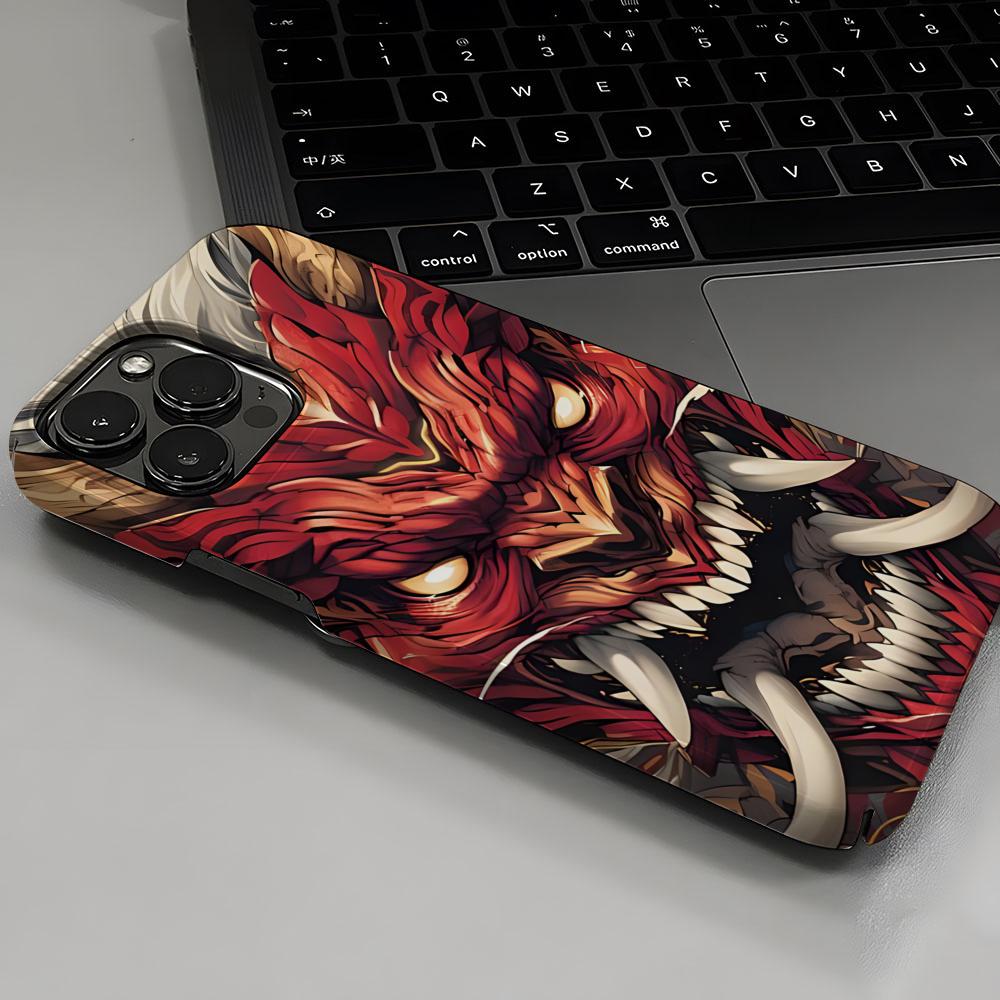 Japanese Samurai Oni Mask Phon - Mask Case Hard Shell avis et prix