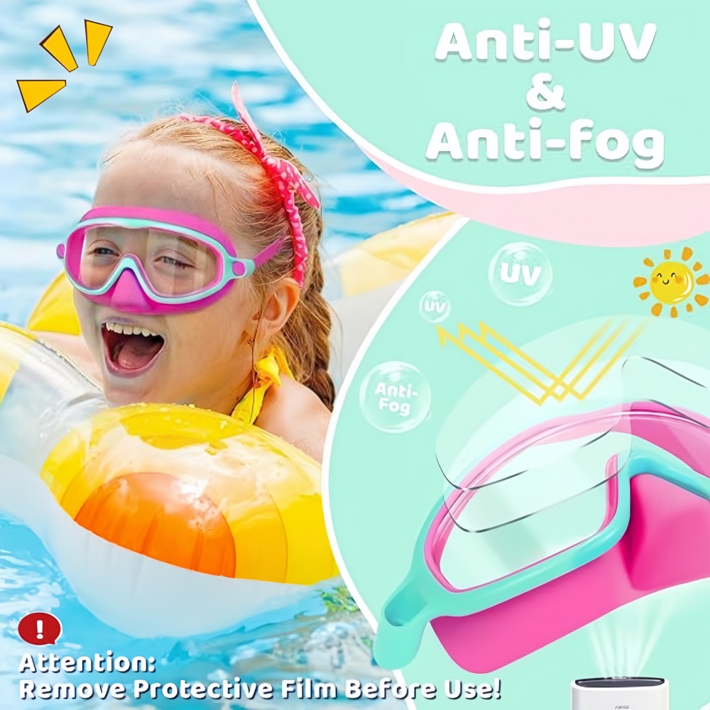 Kids Swim Goggles with Nose Co - Anti Pollution Mask avis et prix