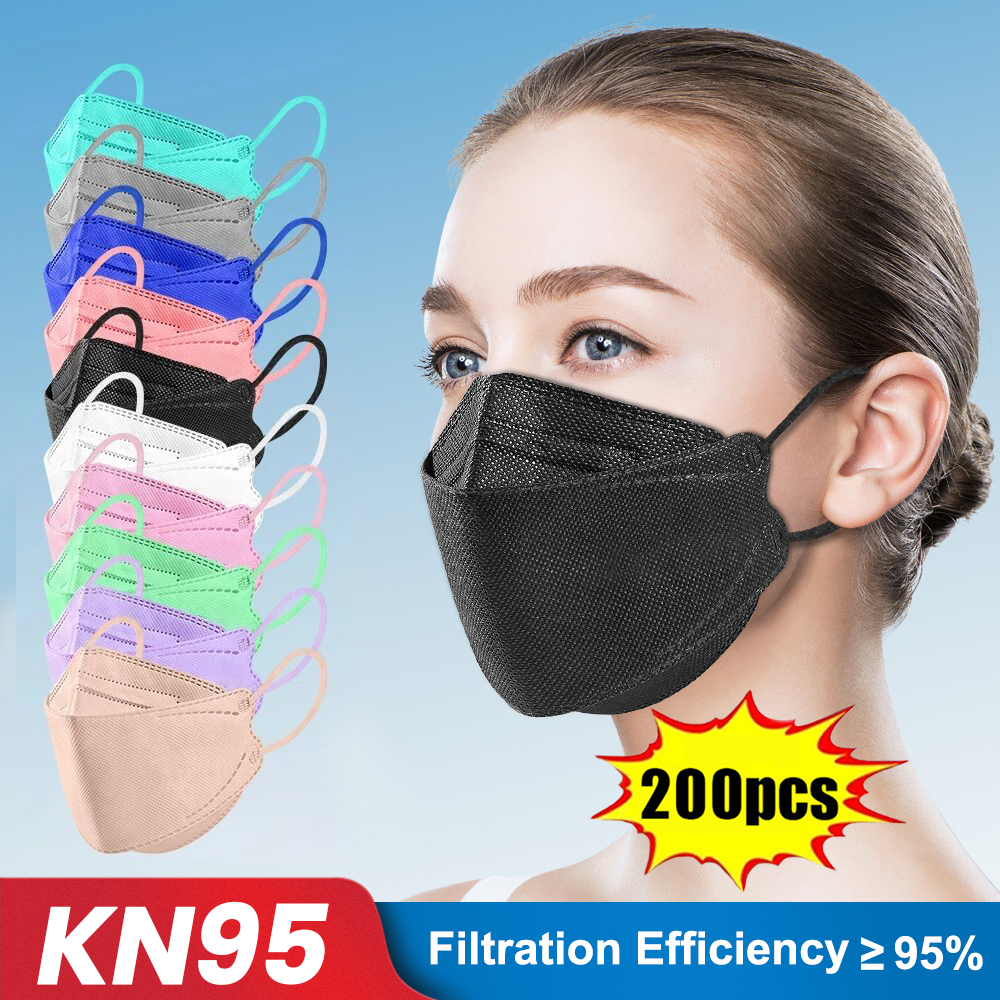 10-200pcs ffp2 mascarillas CE  - Anti Pollution Mask avis et prix