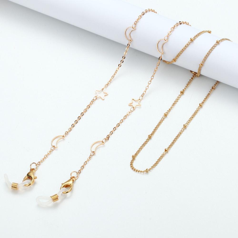 Jewelry Disc Metal Pearl Hangi - Mask Chain Holder avis et prix