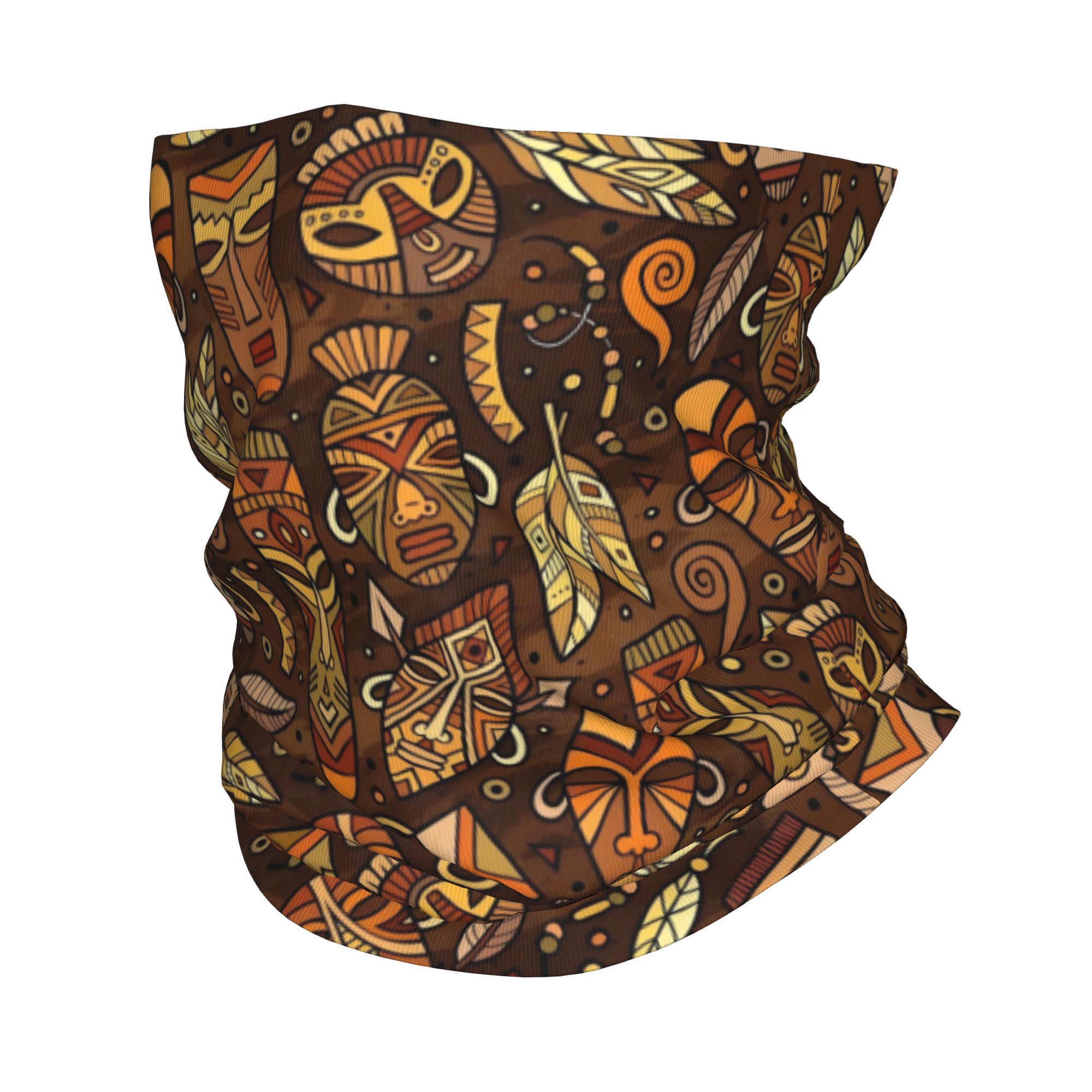 Custom Tribal Mask Pattern Ban - Neck Gaiter Face Cover avis et prix