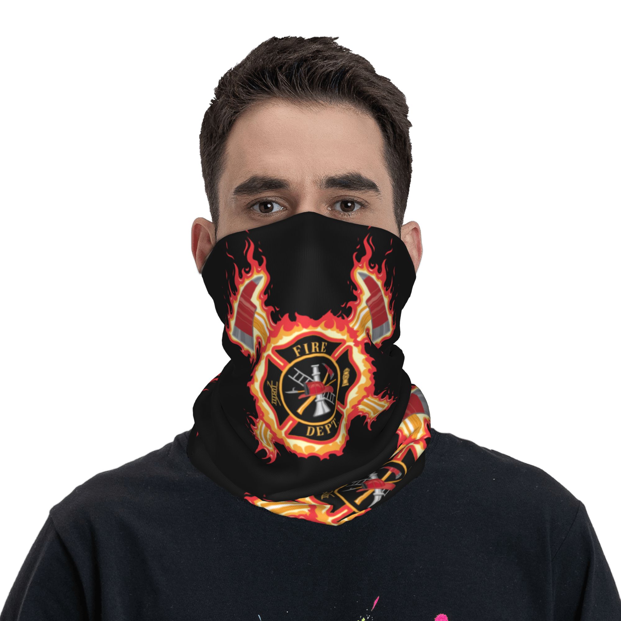 Custom Firefighter Cross Banda - Neck Gaiter Face Cover avis et prix