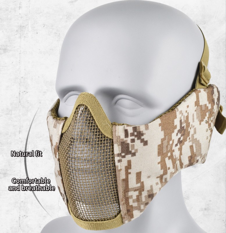 Hunting Foldable Mesh Mask Wit - Respirator Half Face avis et prix