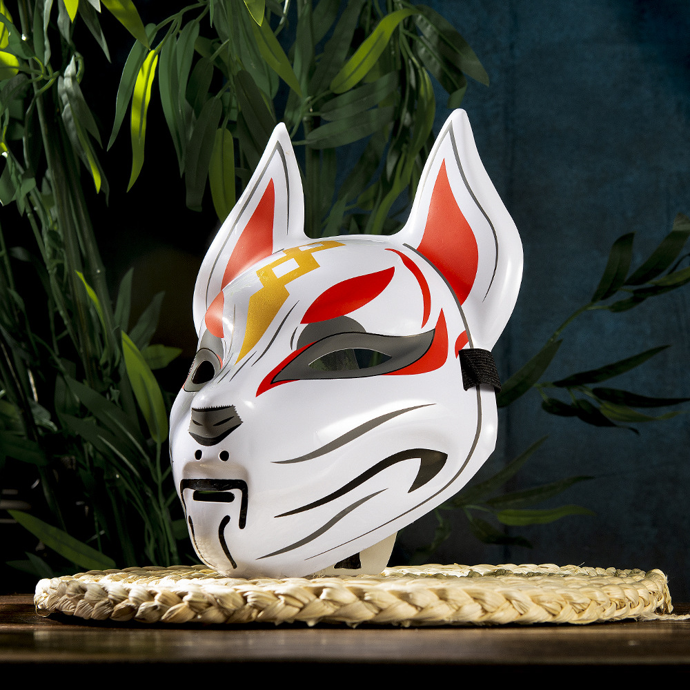 Fox Mask Japanese Cosplay Mask - Respirator Half Face avis et prix