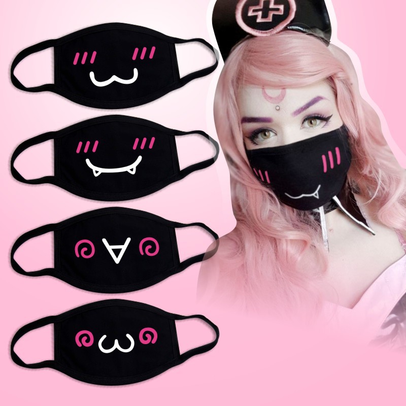 Black Cotton Mask Unisex Winte - Respirator Half Face avis et prix