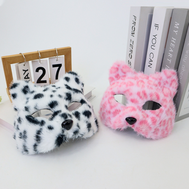 Furry Cat Mask Half Face Leopa - Respirator Half Face avis et prix