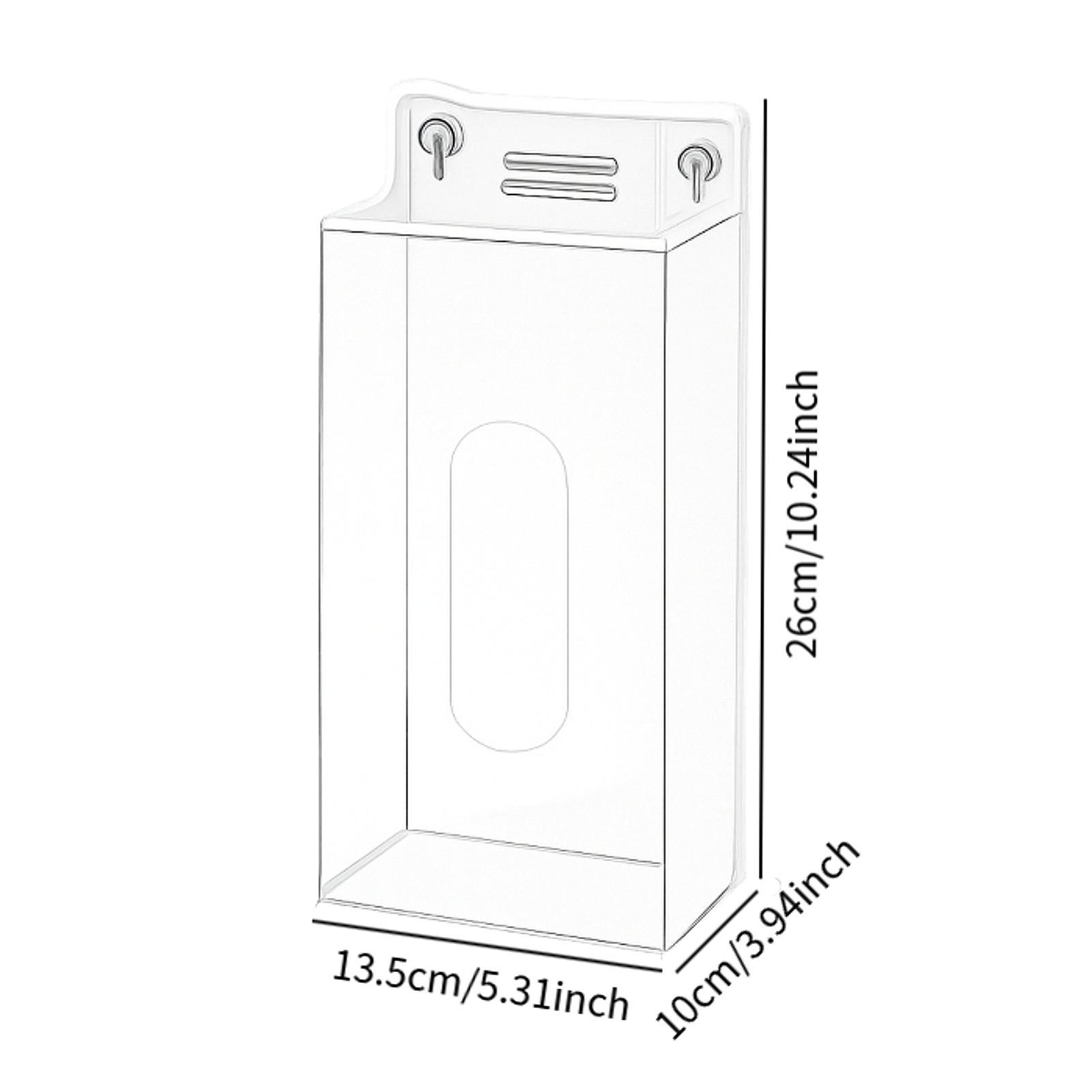 Acrylic Glove Box Holder Wall  - Face Mask Storage Box avis et prix