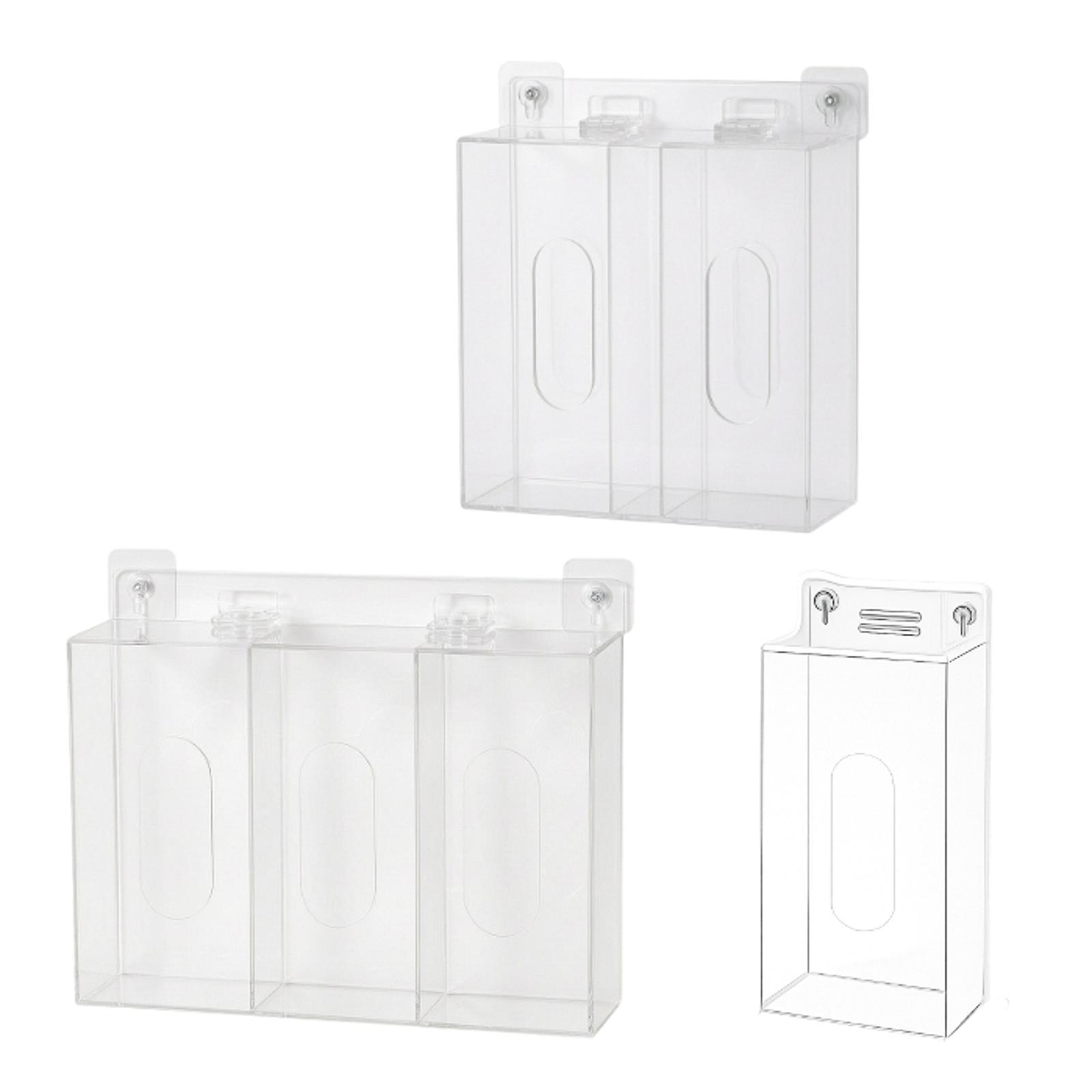 Acrylic Glove Box Holder Wall  - Face Mask Storage Box avis et prix